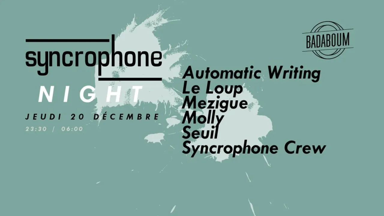 Trouble #2: Syncrophone Night