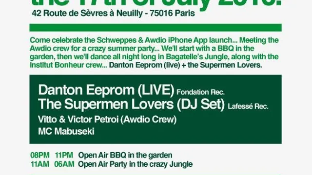 Awdio Party In The Bagatelle Jungle!