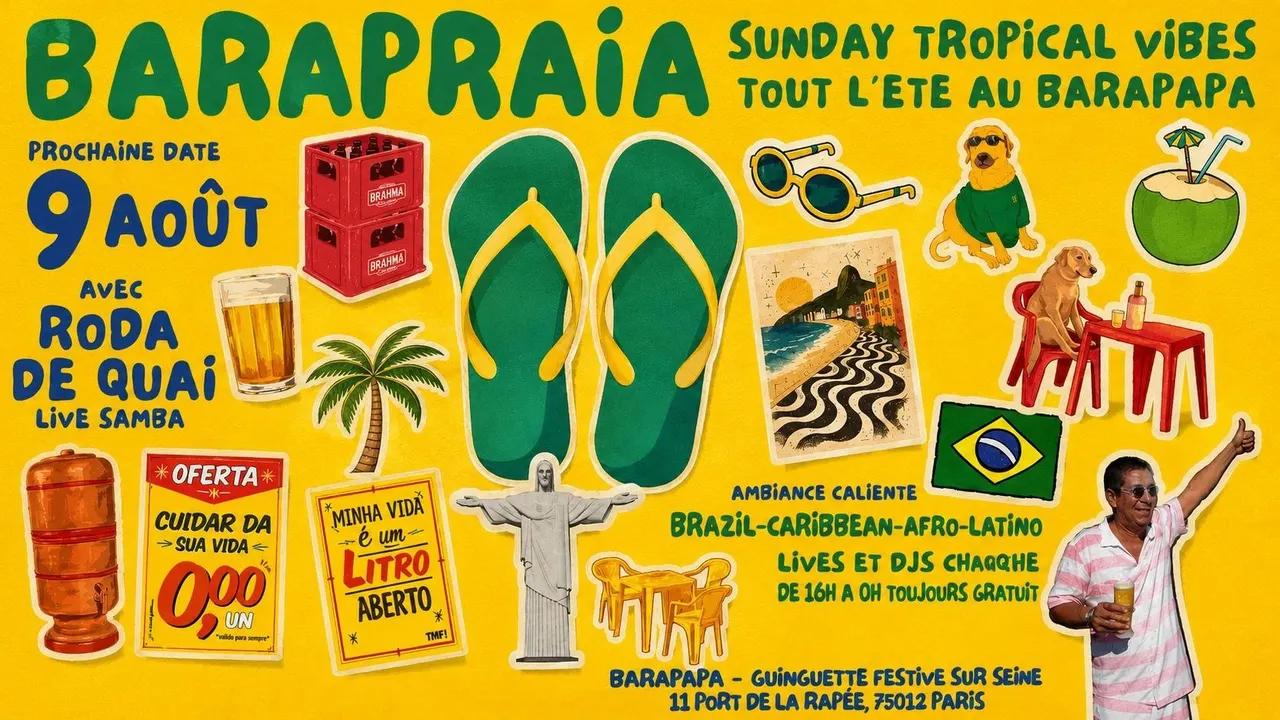 Barapraïa - Sunday Tropical vibes au Barapapa !