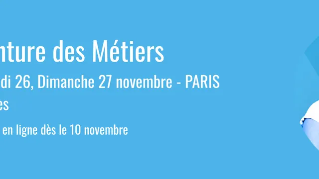 SALON AVENTURE DES METIERS dans le cadre du Salon Européen de l'Education