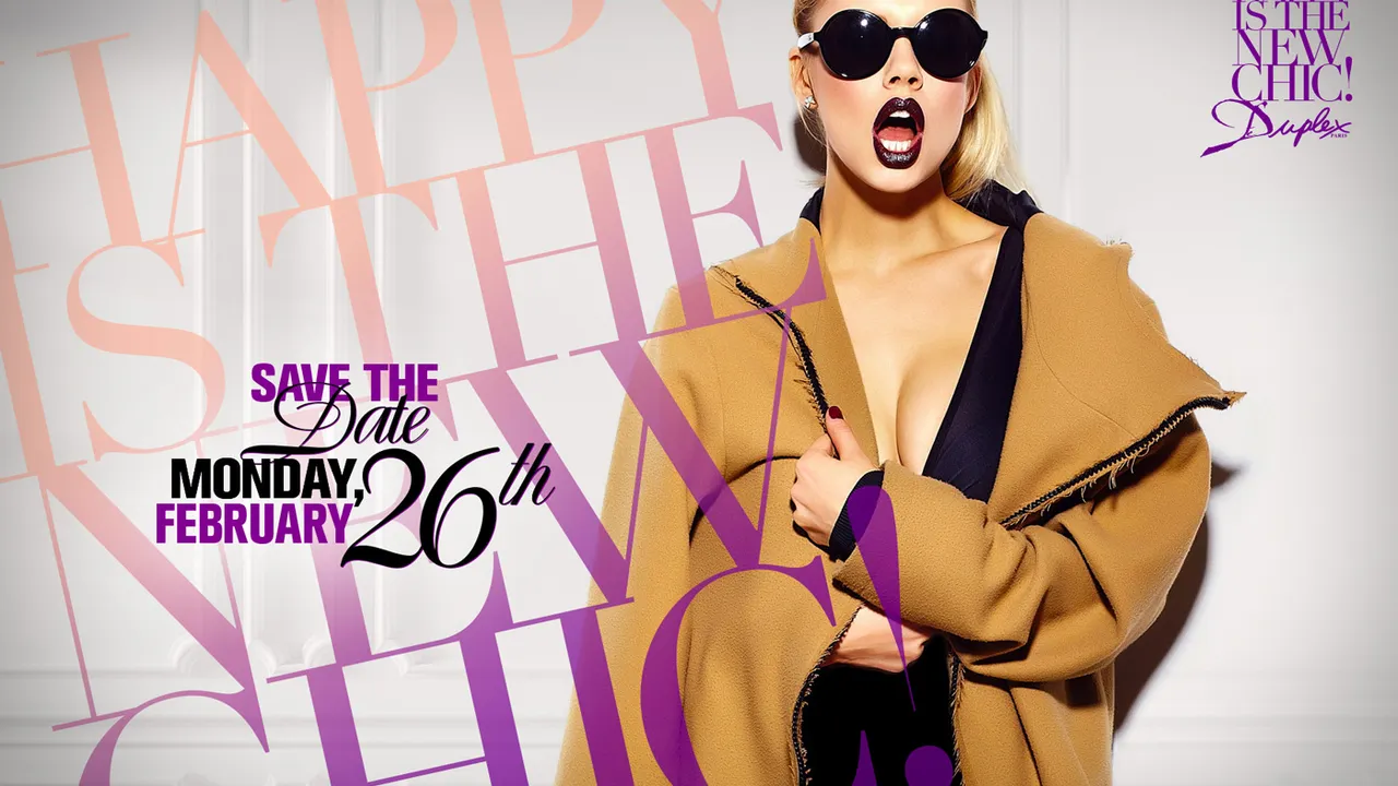 HAPPY IS THE NEW CHIC