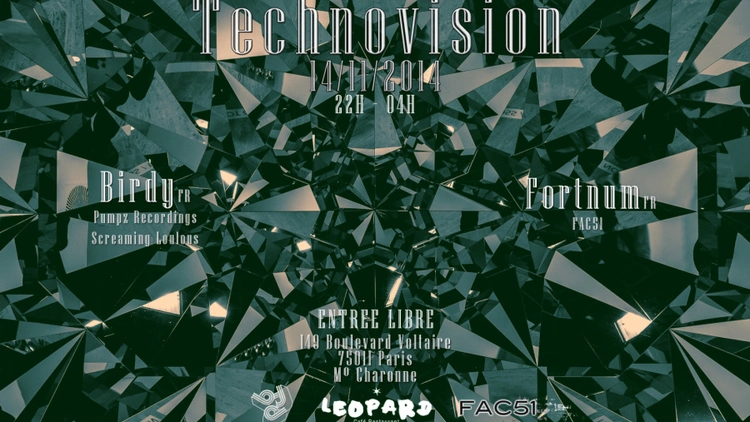 Technovision w/ Fortnum (Fac51), Birdy (Pumpz Recordings, Screaming Loulous)