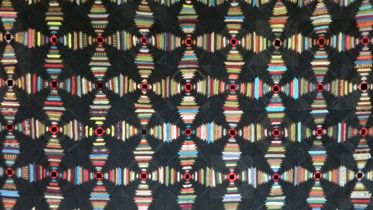 ART-HOP-POLIS : Log Cabin quilts ou la fondation des Etats Unis.