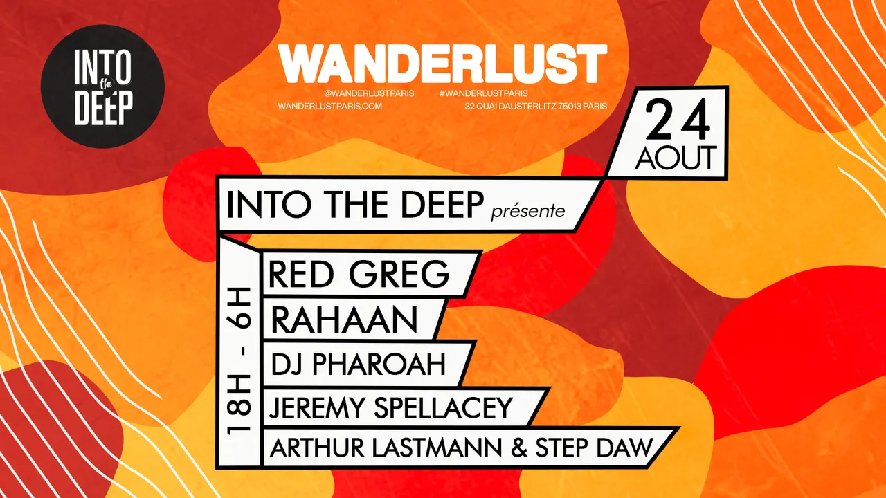 Into The Deep présente Red Greg, Rahaan, DJ Pharoah & plus