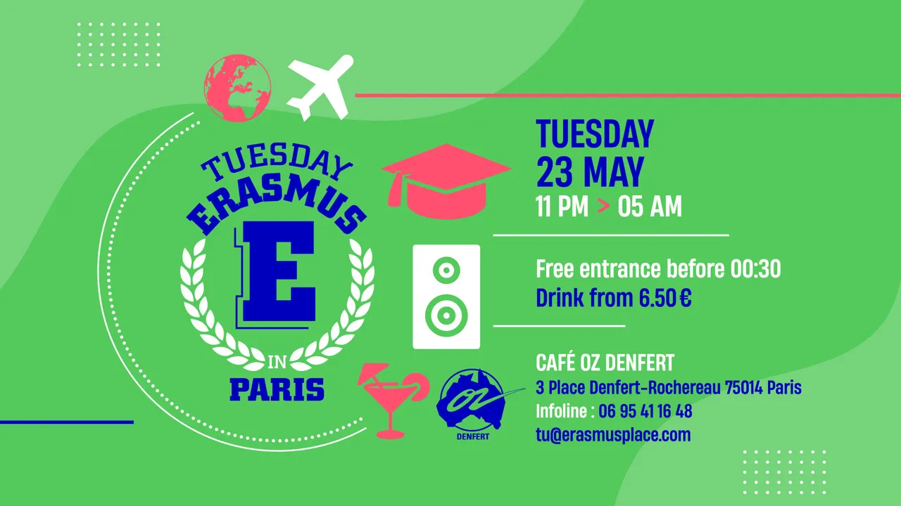 TUESDAY ERASMUS IN PARIS
