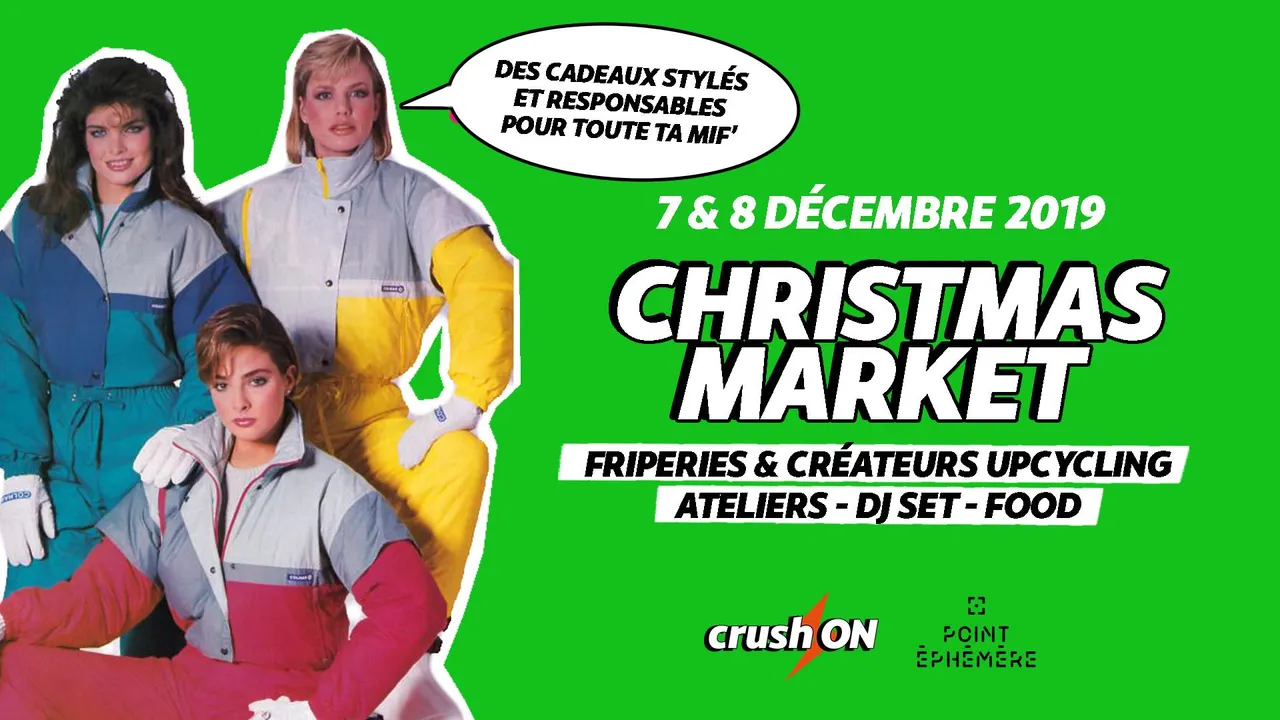 CrushON Christmas Market x Point Éphémère