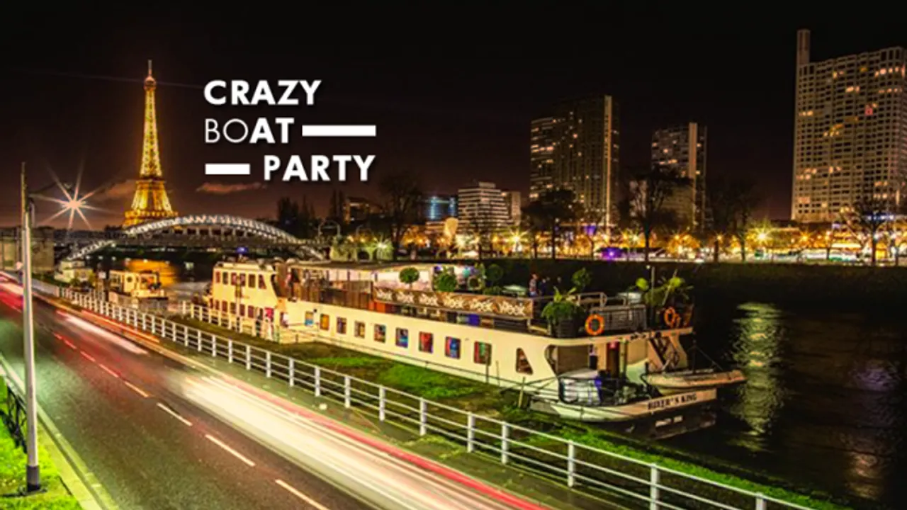 CRAZY BOAT LATINO  (CROISIÈRE, OPEN BAR, BUFFET, FILLE=GRATUIT, 2 AMBIANCES, TOUR EIFFEL