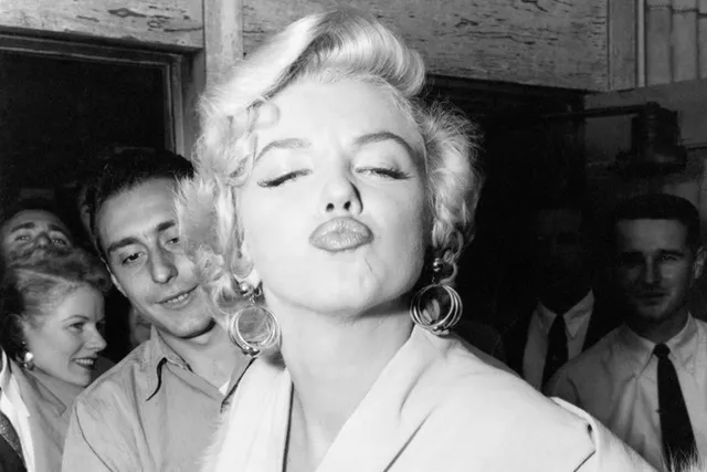 Marilyn Monroe photographiée à la Galerie de l'Instant
