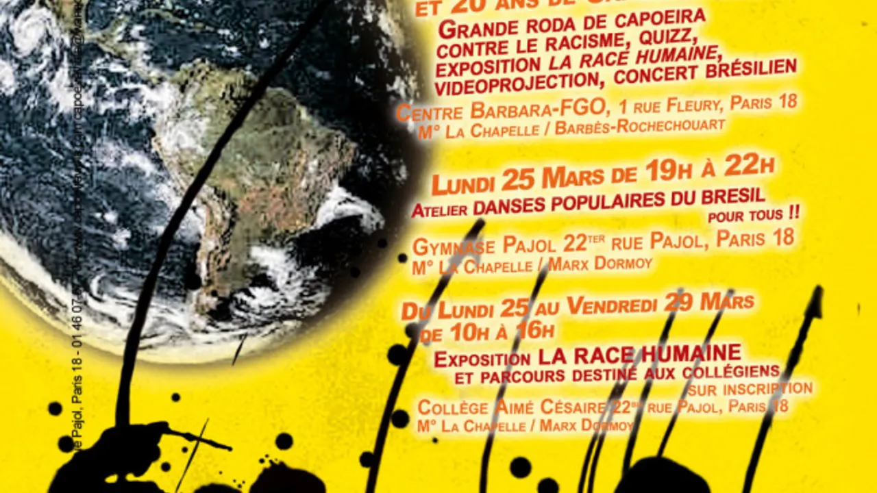 Grande roda contre le racisme - Capoeira Viola