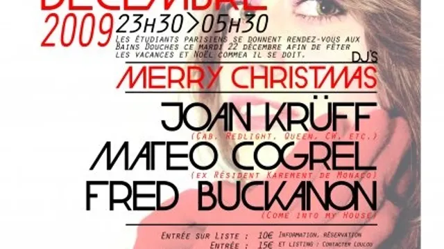 Spécial Merry Christmas @ Bains Douches !