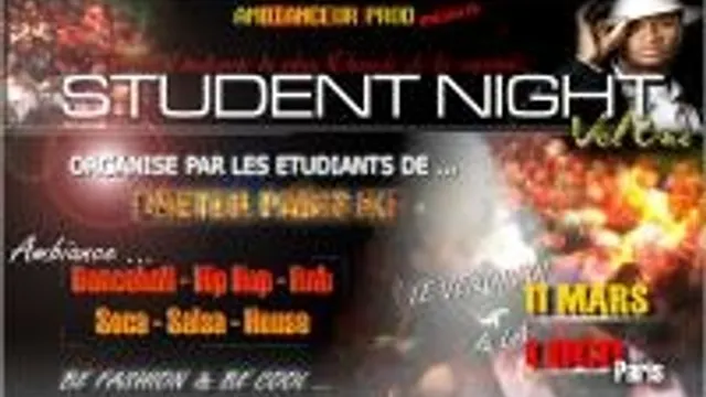 Student Night Staps Paris 12