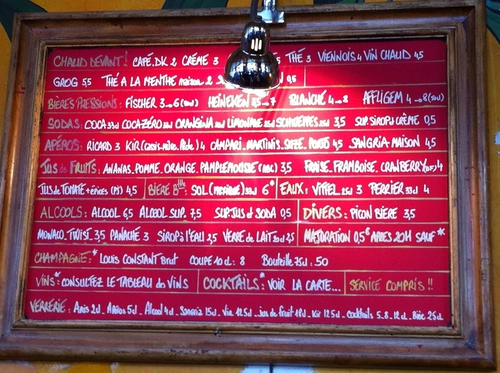 Chez Prune Restaurant Bar Paris