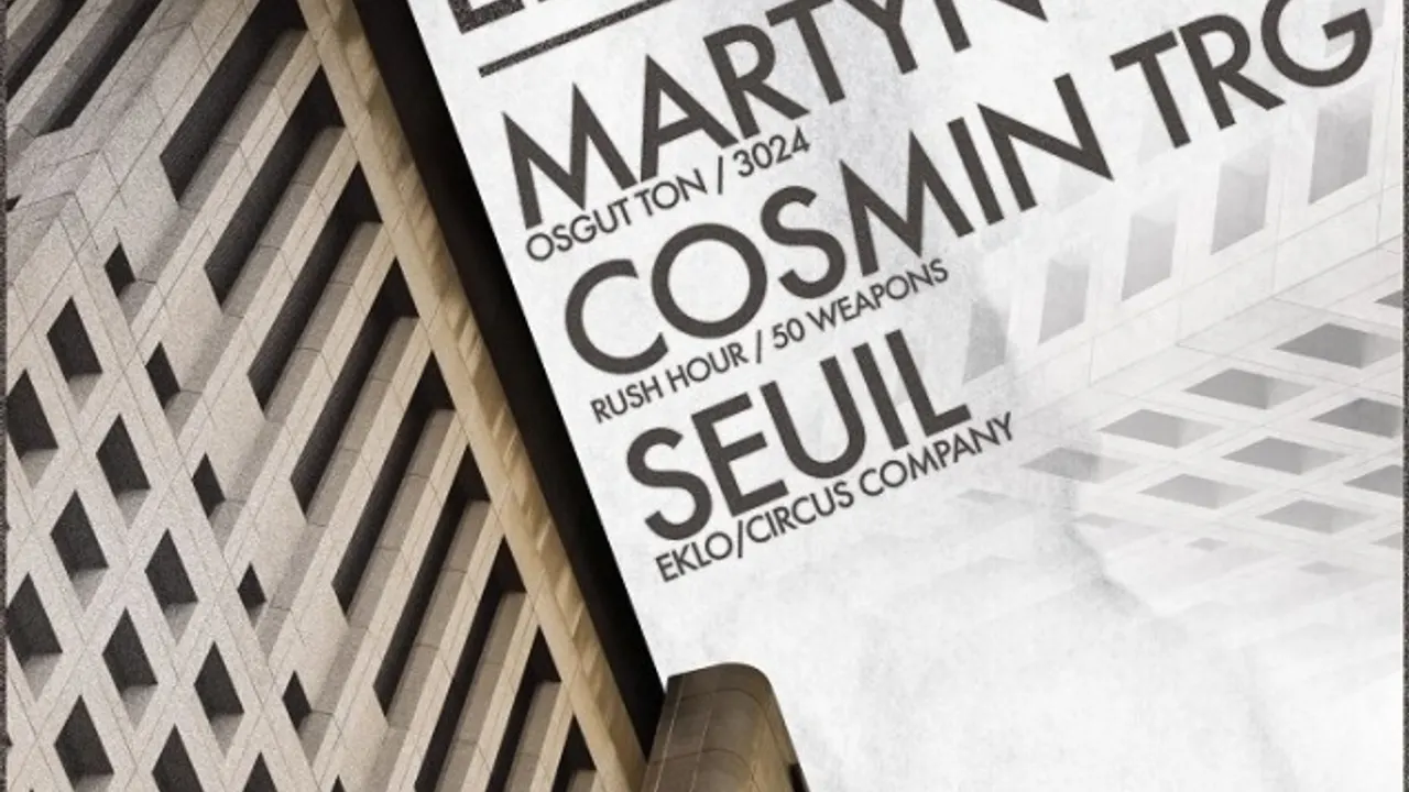 EKLO KLUB : MARTYN Live, COSMIN TRG & SEUIL