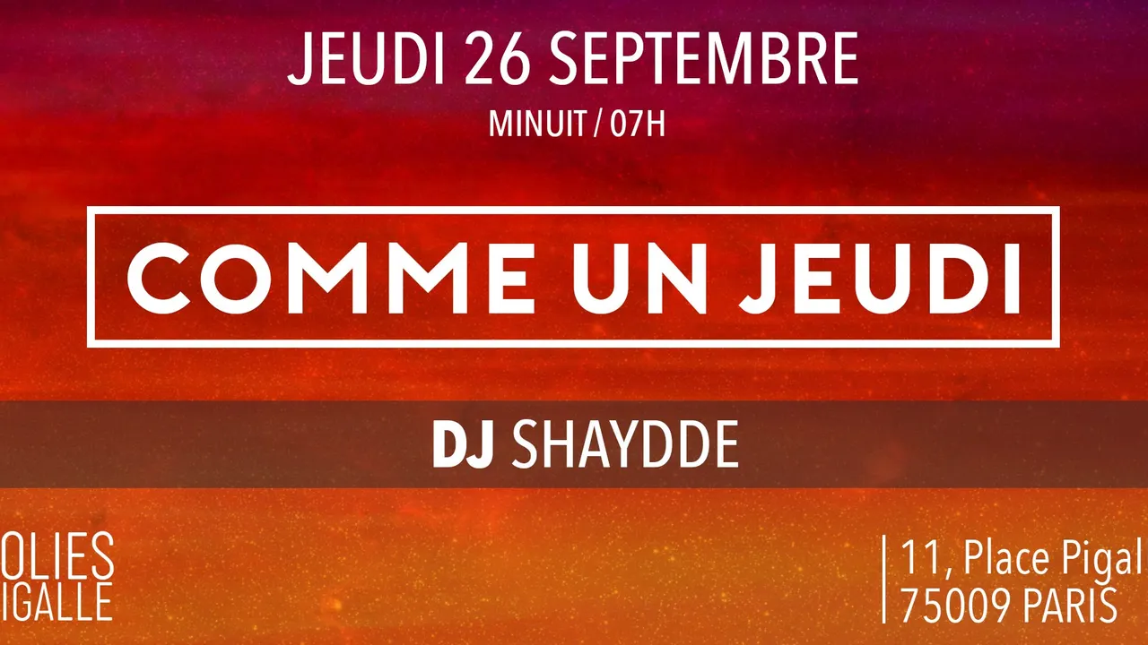 COMME UN JEUDI