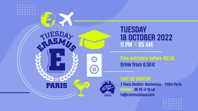 TUESDAY ERASMUS IN PARIS