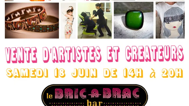 Vente d'Artistes et Créateurs @ Bric à Brac Bar
