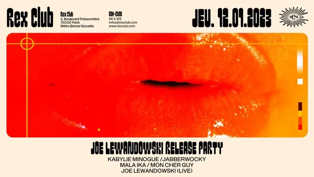 Joe Lewandowski Release Party w/ Kabylie Minogue, Jabberwocky, Mala Ika & Mon Cher Guy