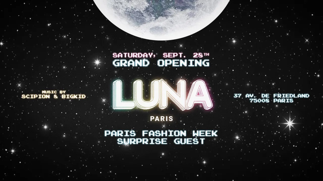LUNA – Grand Opening BOUM BOUM CLUB