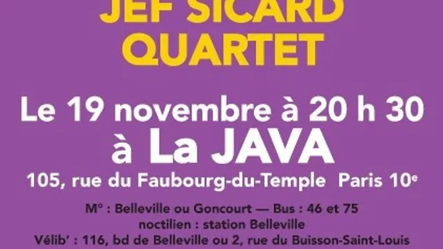 Jazz à La Java : Richard Bonnet & Tony Malaby + Jef Sicard