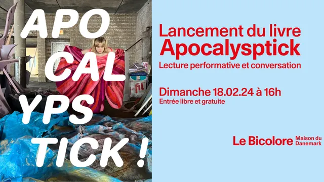 Lancement du livre "Apocalypstick" , lecture performative et conversation