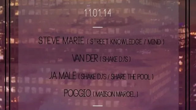 MIND with Steve Marie, Van Der, Ja Male, Poggio