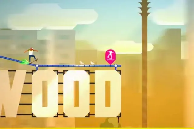 OlliOlli2 : Welcome to Olliwood sur PS4 et PS Vita, jeu de skate minimaliste grisant et addictif