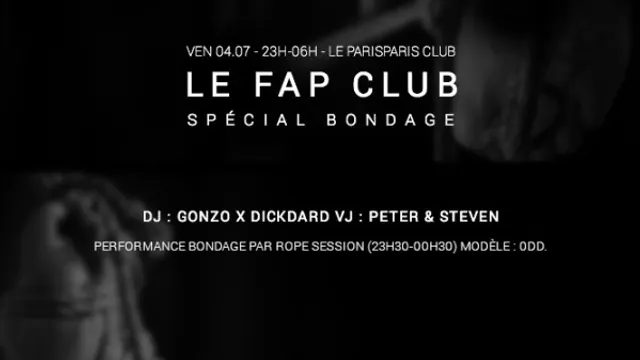 Le Fap Club spécial Bondage