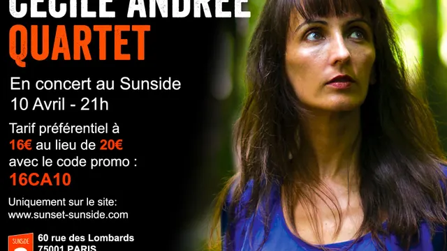 Cécile Andrée - Concert de sortie de l'album Nature au Sunside