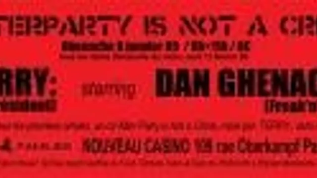 After Party Is Not A Crime
