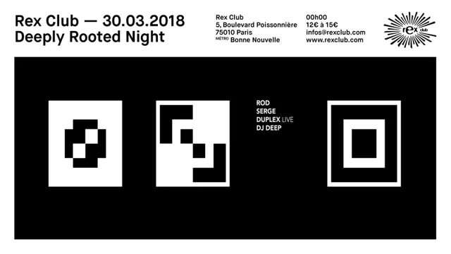 Deeply Rooted Meets Clone Records: ROD, Serge, Duplex Live, DJ Deep