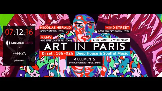 Art In Paris # 4 ELEMENTS