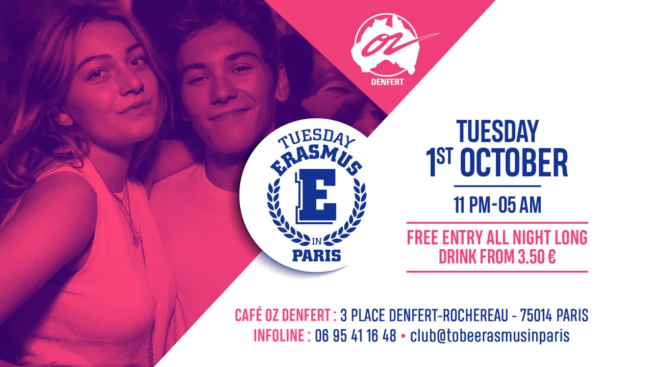 Tuesday Erasmus In Paris