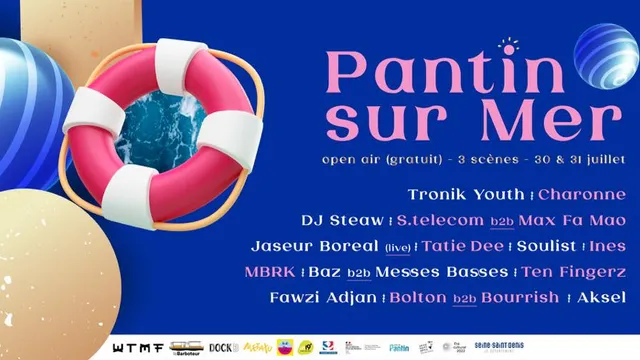 Pantin sur mer - 2 days - open air