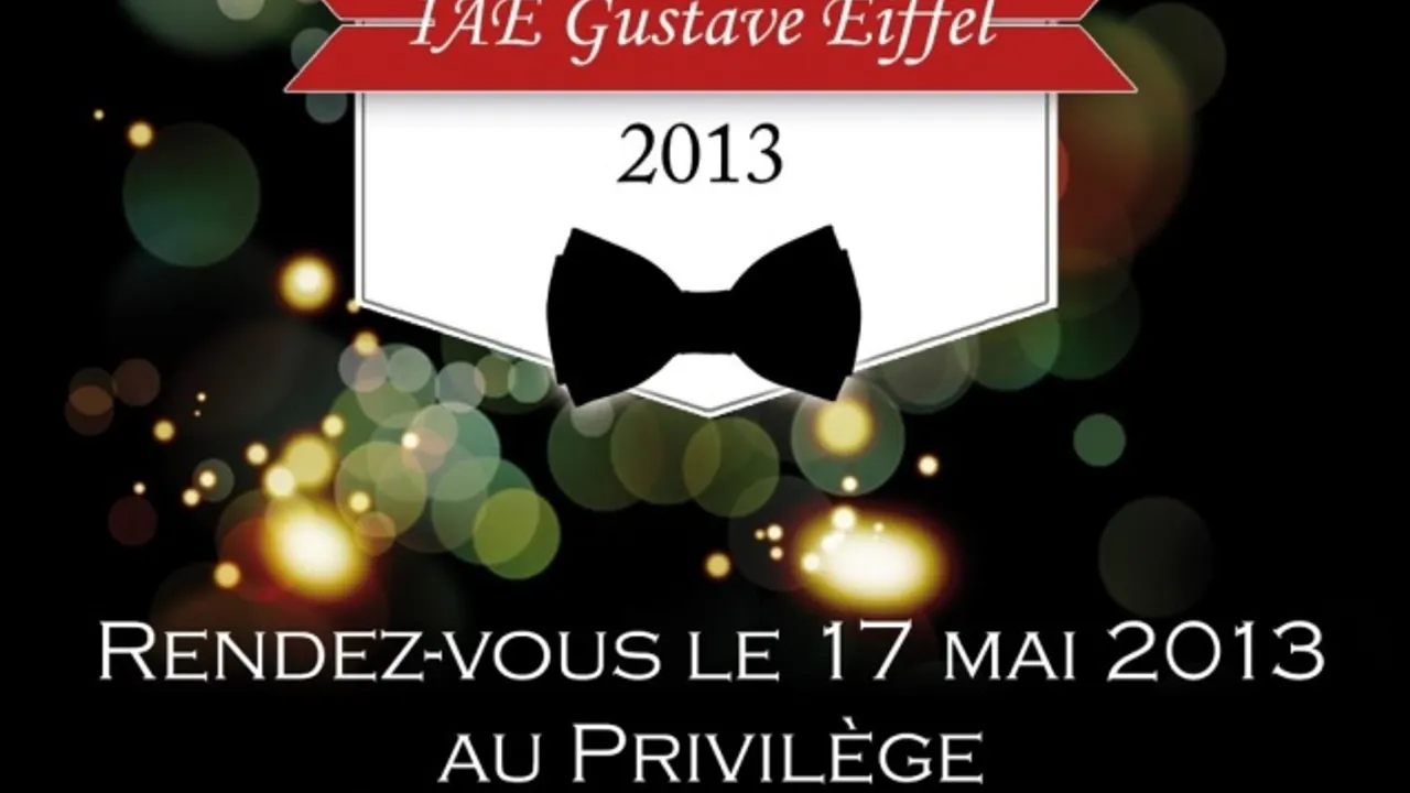 Gala IAE Gustave Eiffel 2013