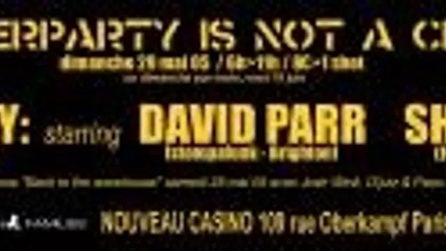 After Party Is Not A Crime