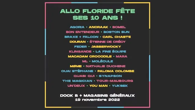 Allo Floride fête ses 10 ans 