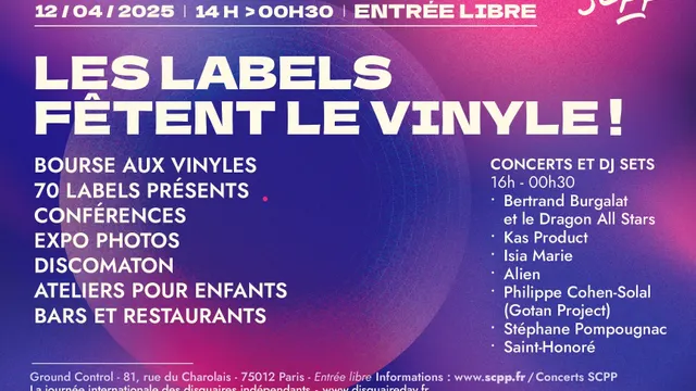 « LES LABELS FÊTENT LE VINYLE » DISQUAIRE DAY SCPP @ GROUND CONTROL