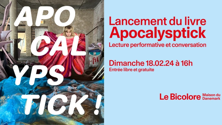 Lancement du livre "Apocalypstick" , lecture performative et conversation