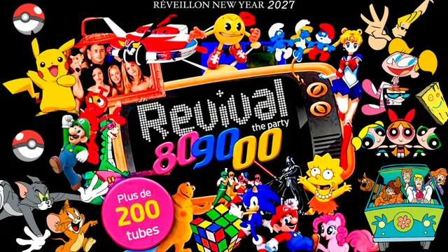 REVIVAL NEW YEAR PARTY 2027 ANNÉES 80-90-00