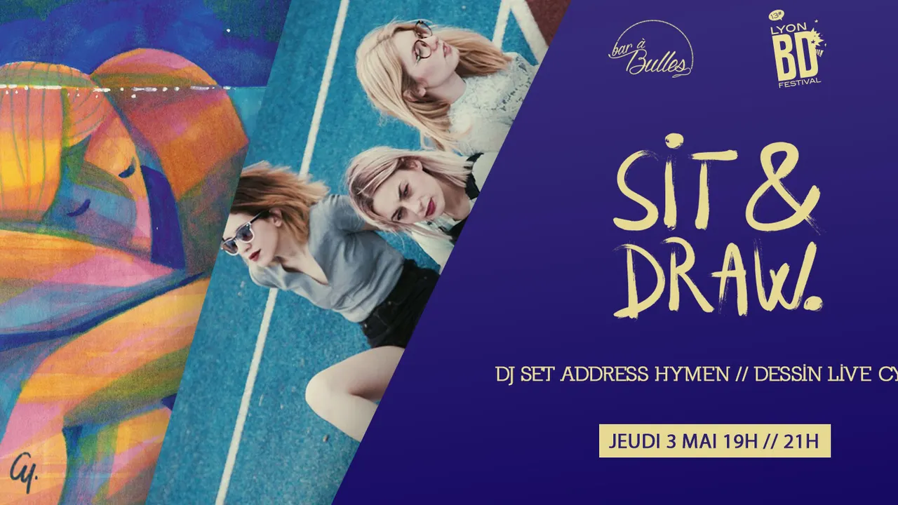 Sit & Draw par le Lyon BD Festival