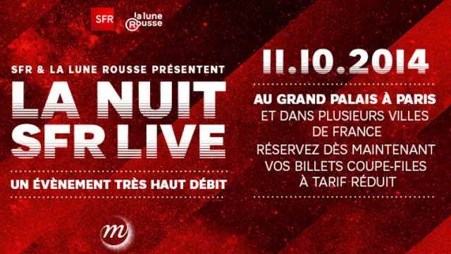 La nuit SFR Live 2014
