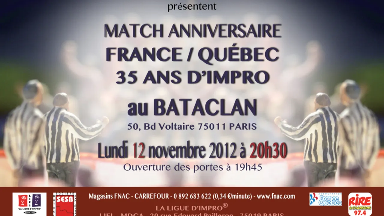 Match d'improvisation FRANCE QUEBEC