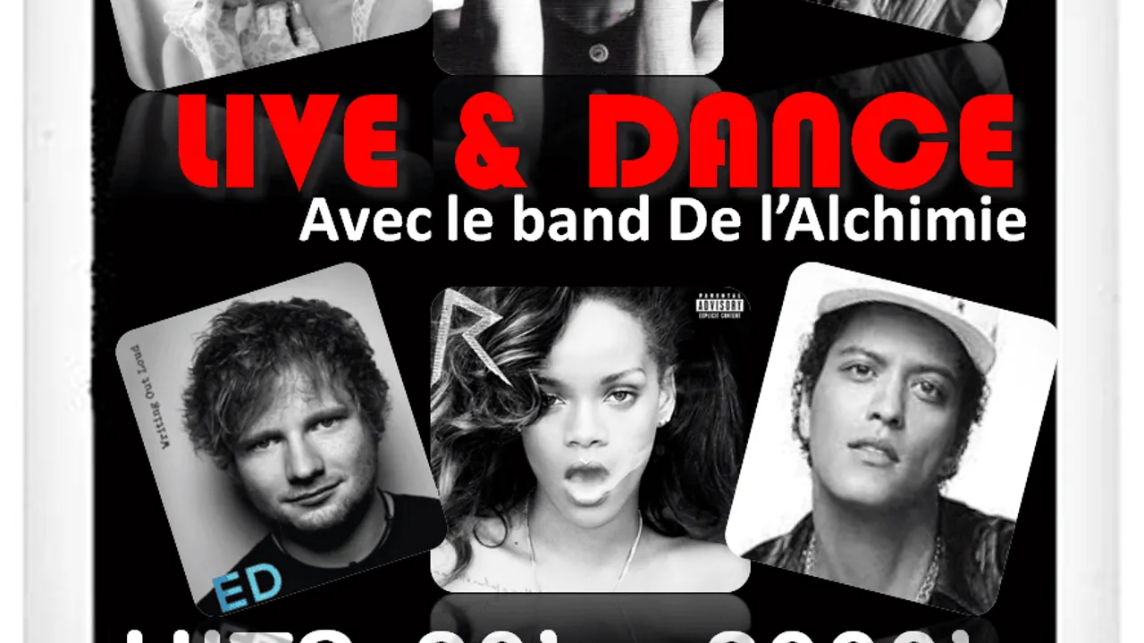 DE L’ALCHIMIE Soirée Live & Dance 80's-2000's