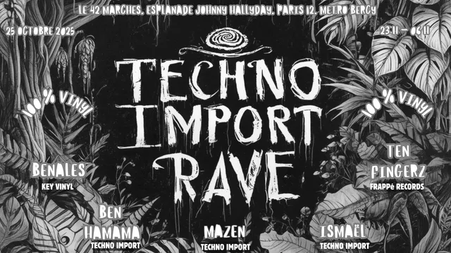 TECHNO IMPORT RAVE 100 % VINYL
