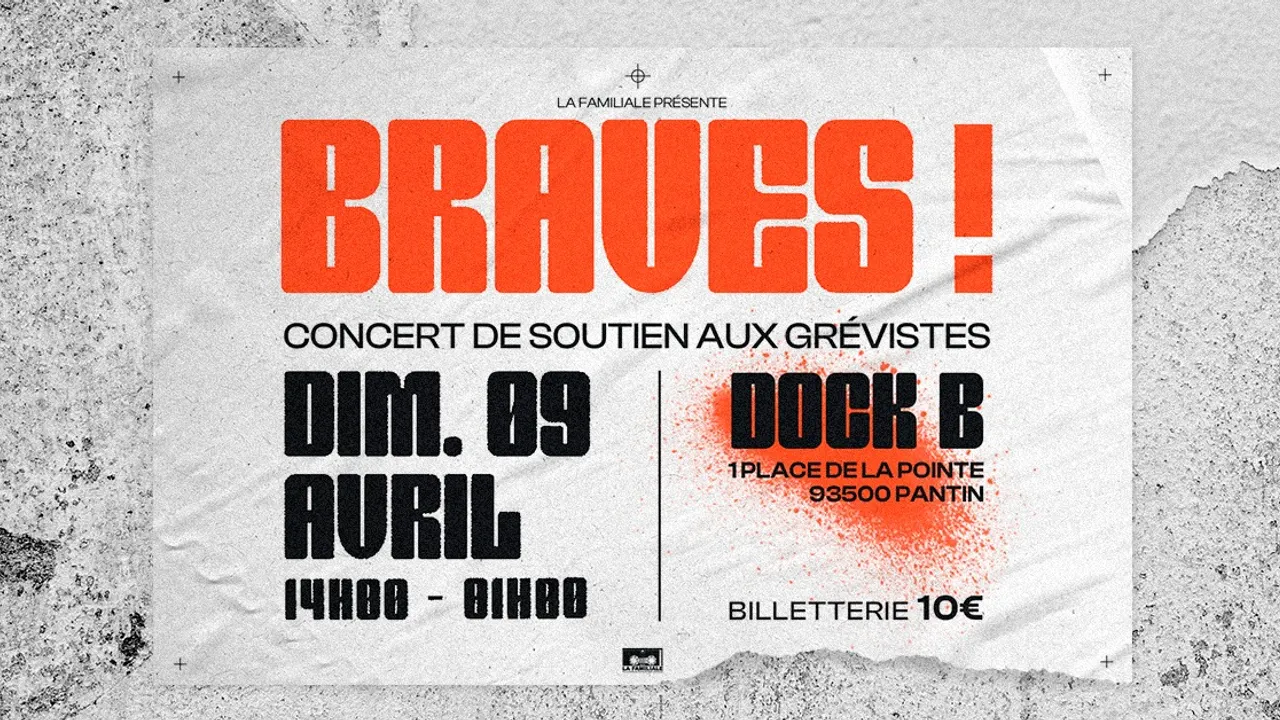 BRAVES ! Concert de solidarité // DOCK B