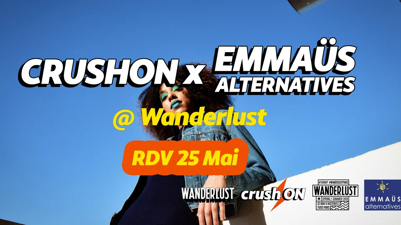 CrushON Vintage Market x Vente au kilo Emmaüs Alternatives
