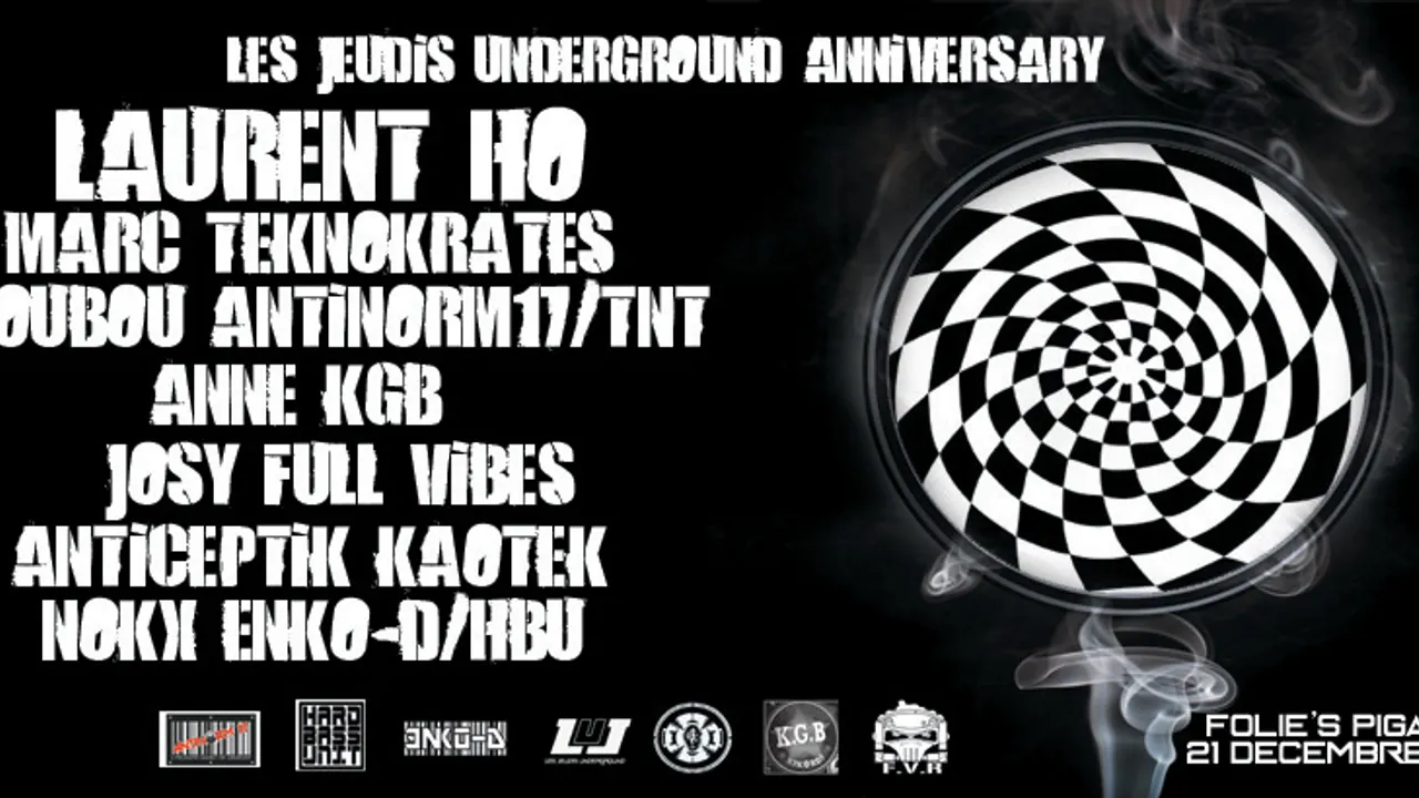 Les Jeudis Underground Anniversary