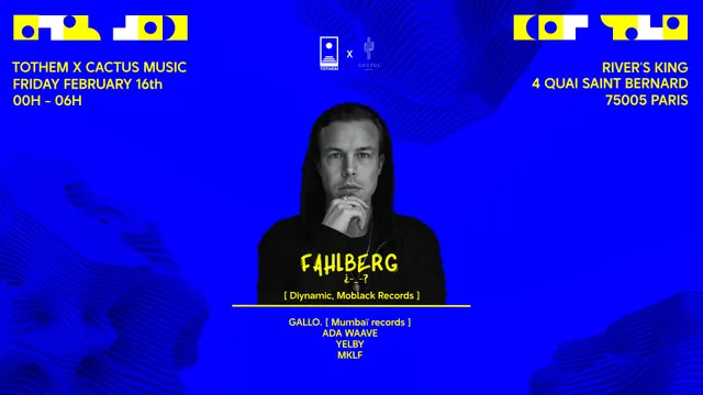 TOTHEM x CACTUS INVITE FAHLBERG [Moblack, Madorasindahouse]