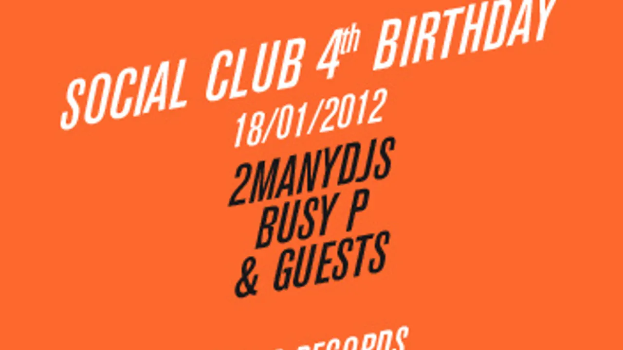 Social Club 4th Birthday
