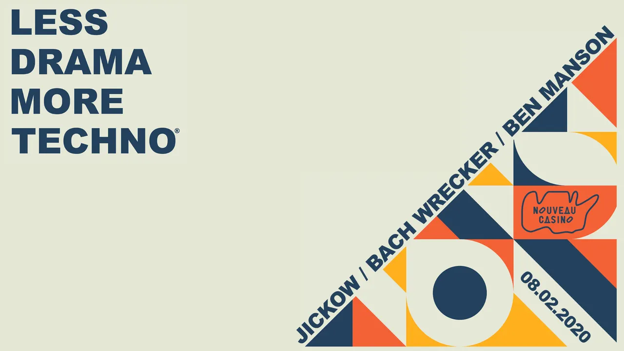 LESS DRAMA MORE TECHNO #19